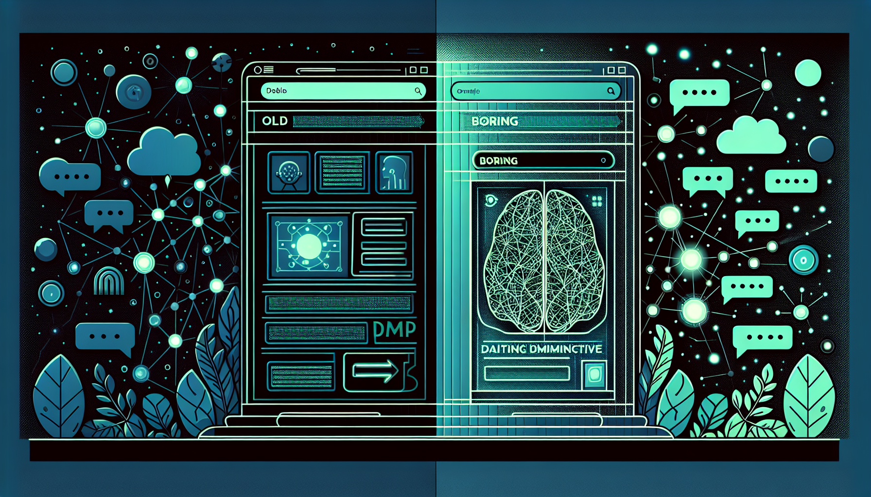 KI-gestützte Webseite im Vergleich zu einer klassischen Webseite